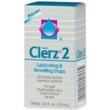 clerz 2 lubricating & rewetting drops for contact lenses